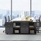 Drawer Wood File Cabinet with coded Lock | Printer Stand with Open Storage Shelves for Home Office